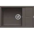 Chiuveta granit Elleci Unico 310, Cocoa K87, 780 x 500 mm, reversibila