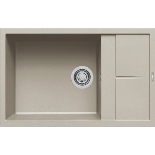 Chiuveta granit Elleci Unico 310, Champagne K95, 780 x 500 mm, reversibila
