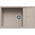 Chiuveta granit Elleci Unico 300, Avena G51, 790 x 500 mm, reversibila