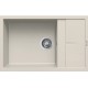 Chiuveta granit Elleci Unico 300, Bianco Soft G39, 790 x 500 mm, reversibila