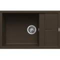 Chiuveta granit Elleci Unico 300, Espresso G78, 790 x 500 mm, reversibila
