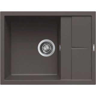 Chiuveta granit Elleci Unico 125, Cocoa K87, 650 x 500 mm, reversibila