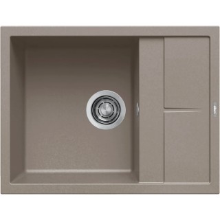 Chiuveta granit Elleci Unico 125, Dove K89, 650 x 500 mm, reversibila