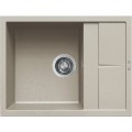 Chiuveta granit Elleci Unico 125, Champagne K95, 650 x 500 mm, reversibila