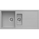 Chiuveta granit Elleci Unico 475, Cloud K88, 1000 x 500 mm, cuva reversibila
