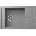 Chiuveta granit Elleci Unico 305, Cemento G48, 780 x 500 mm, reversibila