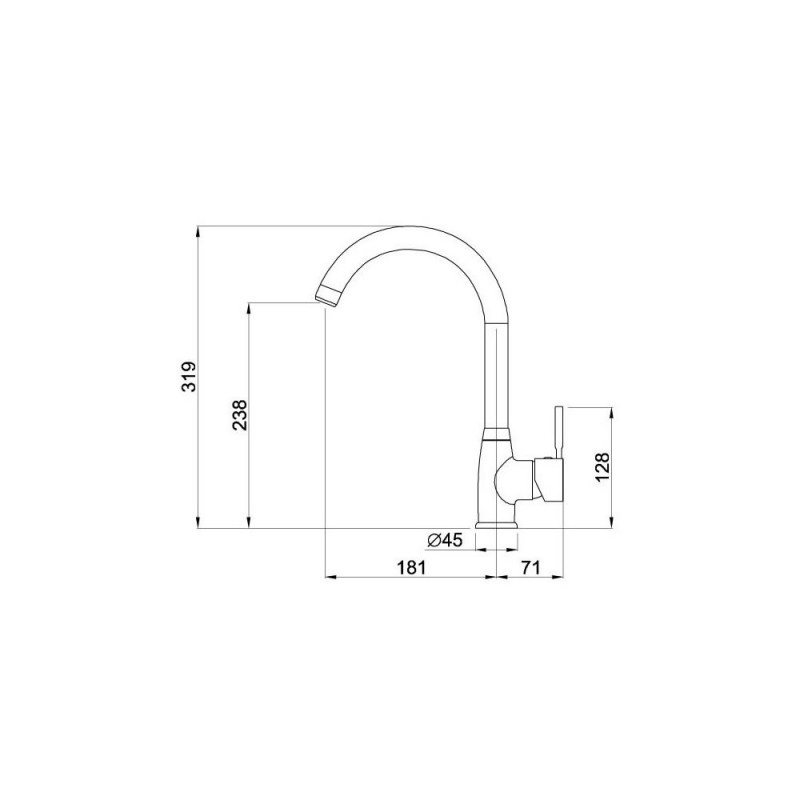 Set Elleci chiuveta Easy 310 + Baterie C01, Full Black G40
