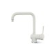 Baterie bucatarie Crolla Modern B, monocomanda, Bianco Titano G68, cartus ceramic