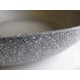 Tigaie Olympia Rocker, 24 cm, multistratificata, aluminiu special pentru alimente, cu particule minerale, gri