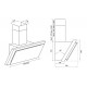 Hota de perete Airforce F162 Black 80 cm, putere de absorbtie 650 mc/h, Sticla neagra / Inox