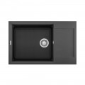 Chiuveta granit Elleci Easy 310, Ghisa M70, 780 x 500 mm, cuva reversibila