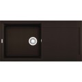 Chiuveta granit Elleci Easy 480, Espresso G78, 1000 x 500 mm, cuva reversibila